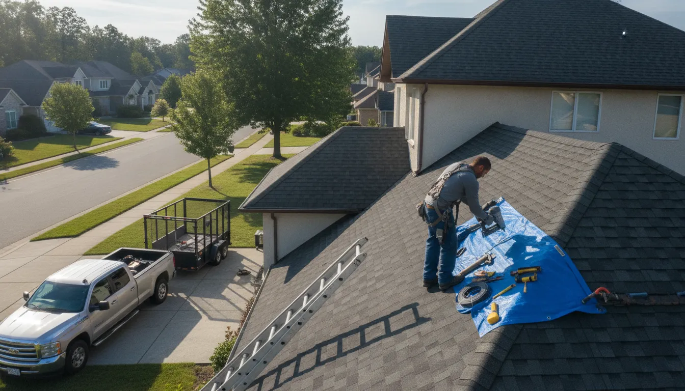 Roofing in Hawley